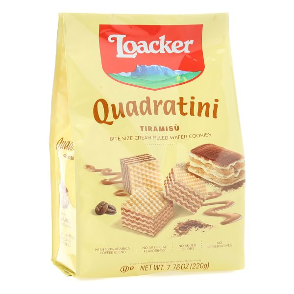 Loacker Quadratini Tiramisu Wafers 7.76oz 6ct